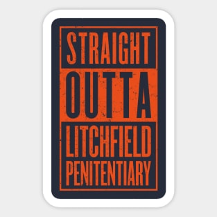 Straight Outta Litchfield Sticker